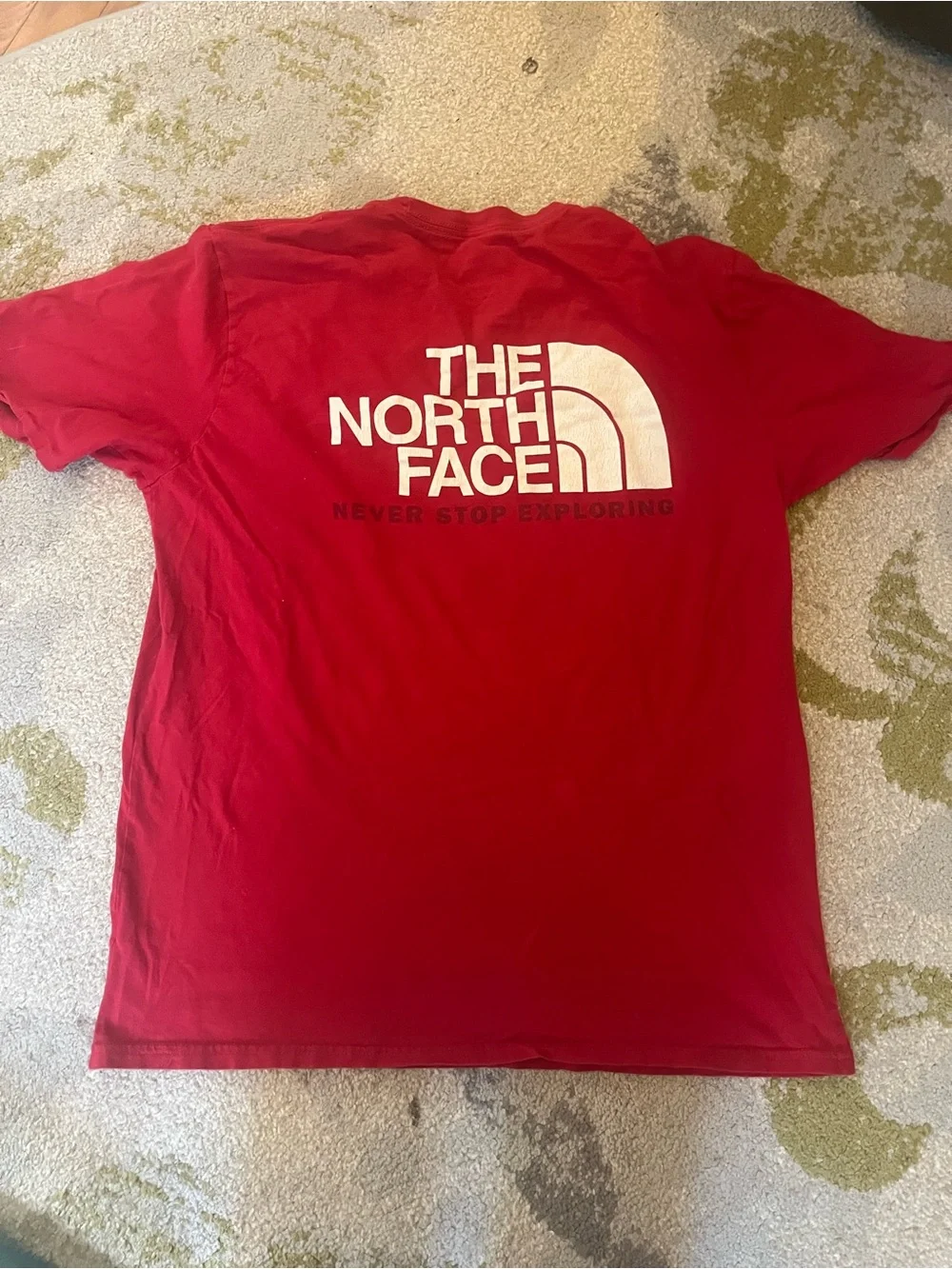 The North Face Red Short Sleeve Logo Tee
